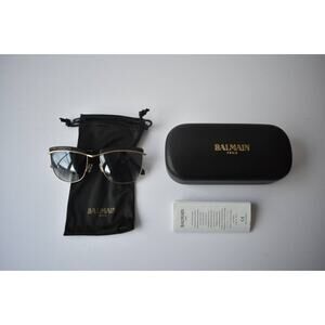 Balmain Sunglasses Black Tinted Lens BL2521 Authentic Brand New with Case